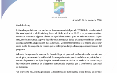 Circular informativa sobre la cuarentena