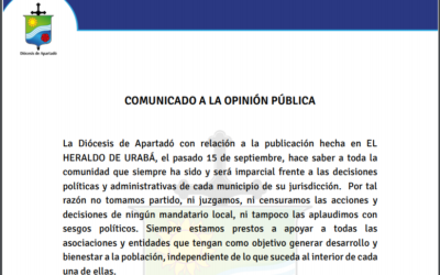 Comunicado A La Opinión Pública