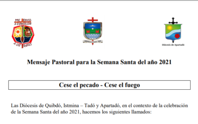 Mensaje Pastoral para la Semana Santa del año 2021